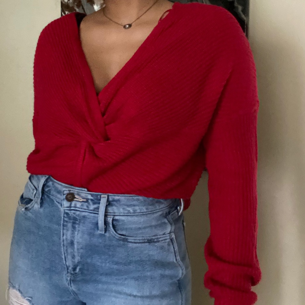 Hollister Criss-Cross Sweater